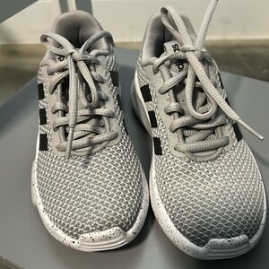 Brand: Adidas — Toddler boy Size:11 — Color: Gray/Black
